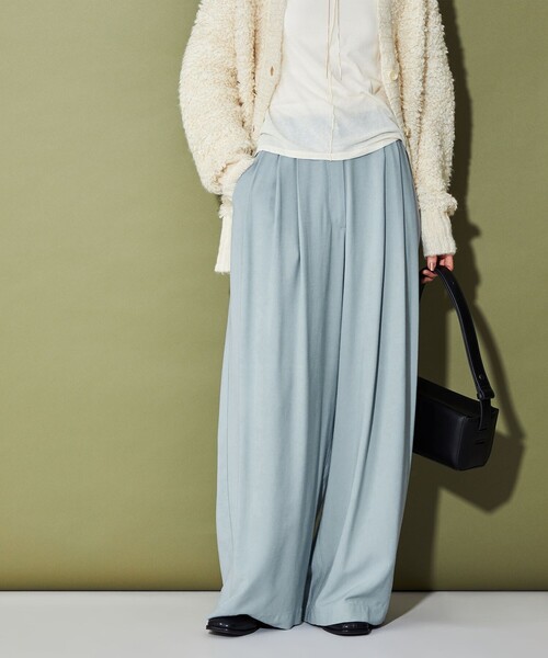CITEN（シテン）の「＜CITEN＞3タックイージーワイドパンツ（その他パンツ・レディース・ベージュ/ライトブルー/ダークグレー/ブラック・S/M）」の10枚目の写真