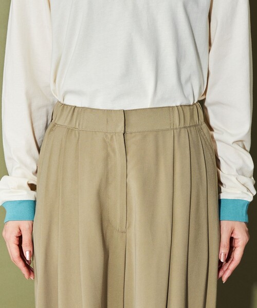 CITEN（シテン）の「＜CITEN＞3タックイージーワイドパンツ（その他パンツ・レディース・ベージュ/ライトブルー/ダークグレー/ブラック・S/M）」の15枚目の写真