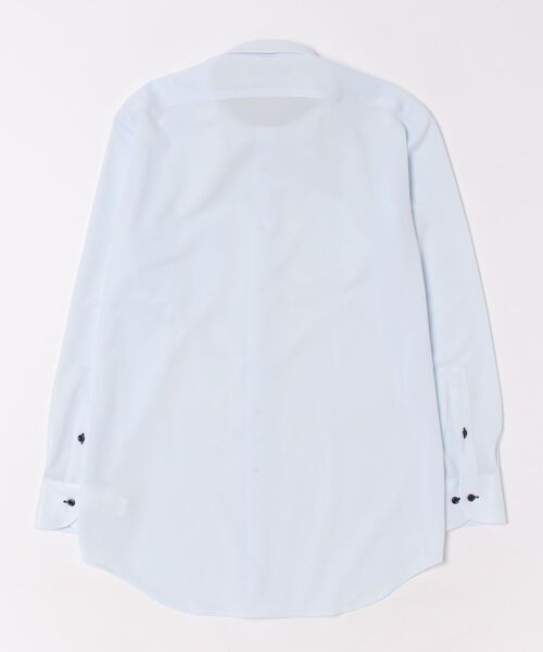TAKA-Q(タカキュー)の「ワイシャツ メンズ ストレッチ 吸水速乾 ノンアイロン ボタンダウン 長袖 ビジネス ドレス スタンダードフィット(ビジネスシャツ・メンズ・サックスブルー・首回り43cm-裄丈86cm/首回り41cm-裄丈82cm/首回り41cm-裄丈86cm/首回り43cm-裄丈82cm/首回り37cm-裄丈80cm/首回り39cm-裄丈80cm/首回り39cm-裄丈84cm/首回り45cm-裄丈86cm)」の7枚目の写真