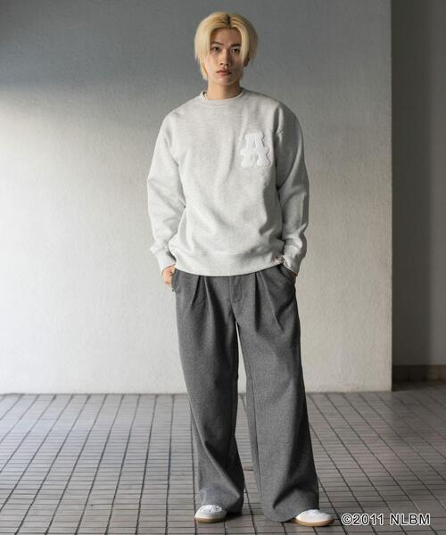 SENSE OF PLACE by URBAN RESEARCH(センスオブプレイスバイアーバンリサーチ)の「Negro Leagues クルーネックスウェット(スウェット・メンズ・ブラック/ブルー/オートミール・MEDIUM/LARGE)」の18枚目の写真