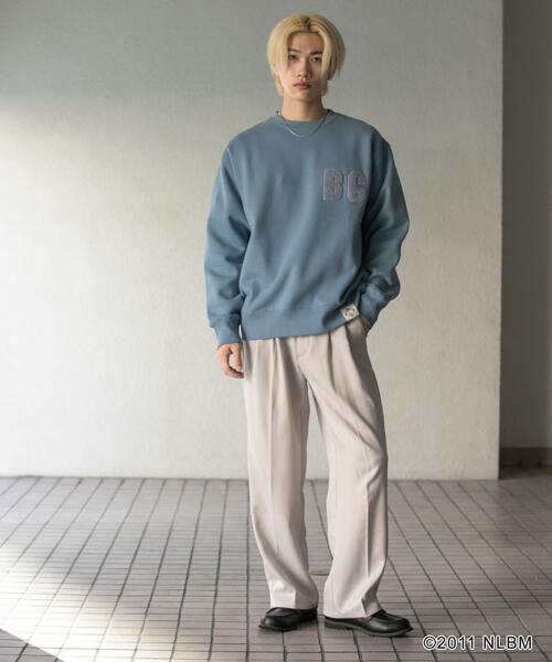 SENSE OF PLACE by URBAN RESEARCH(センスオブプレイスバイアーバンリサーチ)の「Negro Leagues クルーネックスウェット(スウェット・メンズ・ブラック/ブルー/オートミール・MEDIUM/LARGE)」の11枚目の写真