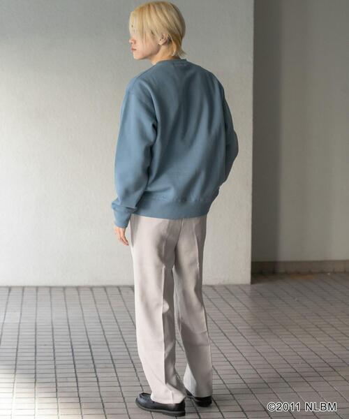 SENSE OF PLACE by URBAN RESEARCH(センスオブプレイスバイアーバンリサーチ)の「Negro Leagues クルーネックスウェット(スウェット・メンズ・ブラック/ブルー/オートミール・MEDIUM/LARGE)」の10枚目の写真