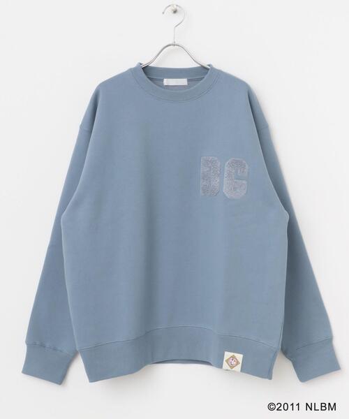 SENSE OF PLACE by URBAN RESEARCH(センスオブプレイスバイアーバンリサーチ)の「Negro Leagues クルーネックスウェット(スウェット・メンズ・ブラック/ブルー/オートミール・MEDIUM/LARGE)」の9枚目の写真