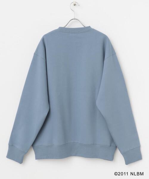 SENSE OF PLACE by URBAN RESEARCH(センスオブプレイスバイアーバンリサーチ)の「Negro Leagues クルーネックスウェット(スウェット・メンズ・ブラック/ブルー/オートミール・MEDIUM/LARGE)」の7枚目の写真