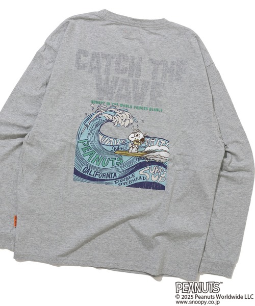 KRIFF MAYER(クリフメイヤー)の「スヌーピーロンT(Tシャツ/カットソー・メンズ・グレー/ブラック/カラフル/ライトグリーン/オフホワイト・X-LARGE/LARGE/MEDIUM)」の4枚目の写真