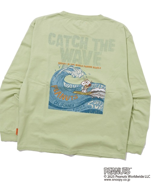 KRIFF MAYER(クリフメイヤー)の「スヌーピーロンT(Tシャツ/カットソー・メンズ・グレー/ブラック/カラフル/ライトグリーン/オフホワイト・X-LARGE/LARGE/MEDIUM)」の1枚目の写真