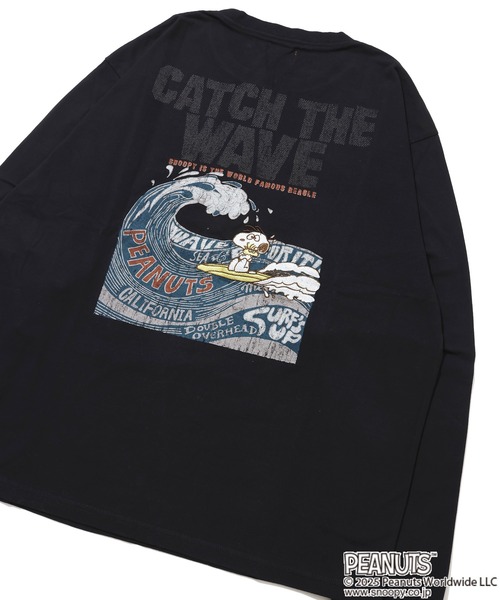 KRIFF MAYER(クリフメイヤー)の「スヌーピーロンT(Tシャツ/カットソー・メンズ・グレー/ブラック/カラフル/ライトグリーン/オフホワイト・X-LARGE/LARGE/MEDIUM)」の3枚目の写真
