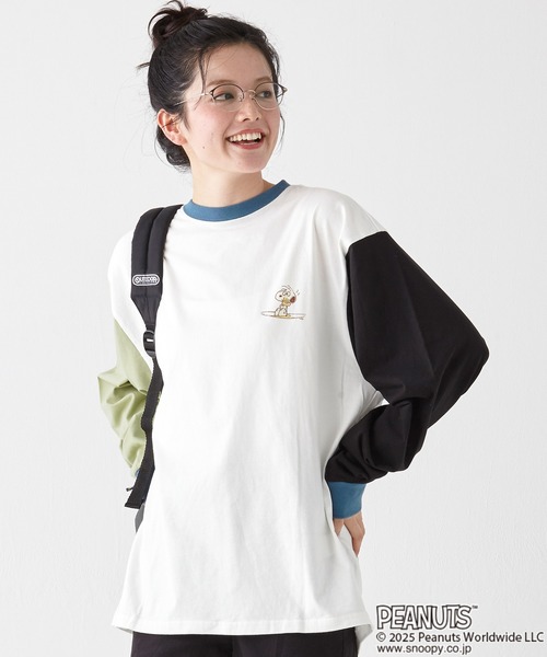 KRIFF MAYER(クリフメイヤー)の「スヌーピーロンT(Tシャツ/カットソー・メンズ・グレー/ブラック/カラフル/ライトグリーン/オフホワイト・X-LARGE/LARGE/MEDIUM)」の16枚目の写真