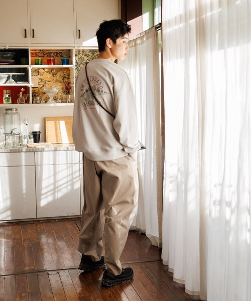 niko and...（ニコアンド）の「ワンタックバレルレッグチノ（チノパンツ・メンズ・ベージュ/ブラック/ダークブルー・MEDIUM/LARGE）」の11枚目の写真