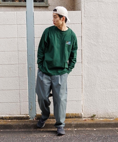 niko and...（ニコアンド）の「ワンタックバレルレッグチノ（チノパンツ・メンズ・ベージュ/ブラック/ダークブルー・MEDIUM/LARGE）」の17枚目の写真