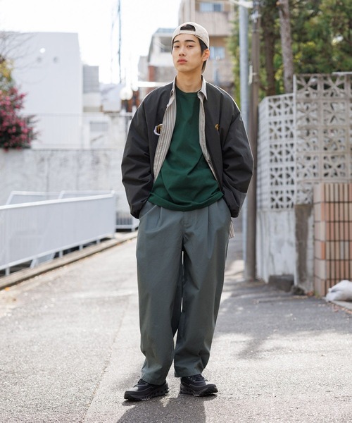 niko and...（ニコアンド）の「ワンタックバレルレッグチノ（チノパンツ・メンズ・ベージュ/ブラック/ダークブルー・MEDIUM/LARGE）」の21枚目の写真