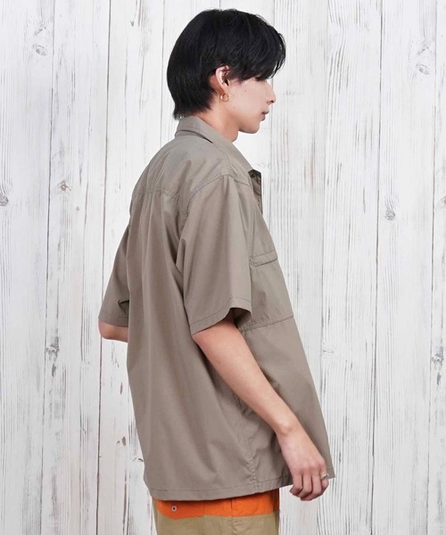 THE NORTH FACE(ザノースフェイス)の「THE NORTH FACE/ザ・ノース・フェイス ショートスリーブトリップフィールドシャツ S/S Trip Field Shirt NR22551(シャツ/ブラウス・メンズ・ブラック/ブラウン/グレー・M/L/XL)」の7枚目の写真