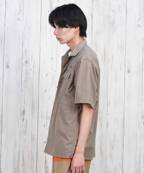 THE NORTH FACE(ザノースフェイス)の「THE NORTH FACE/ザ・ノース・フェイス ショートスリーブトリップフィールドシャツ S/S Trip Field Shirt NR22551(シャツ/ブラウス・メンズ・ブラック/ブラウン/グレー・M/L/XL)」の5枚目の写真