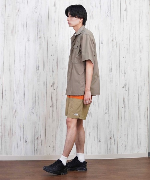 THE NORTH FACE(ザノースフェイス)の「THE NORTH FACE/ザ・ノース・フェイス ショートスリーブトリップフィールドシャツ S/S Trip Field Shirt NR22551(シャツ/ブラウス・メンズ・ブラック/ブラウン/グレー・M/L/XL)」の9枚目の写真