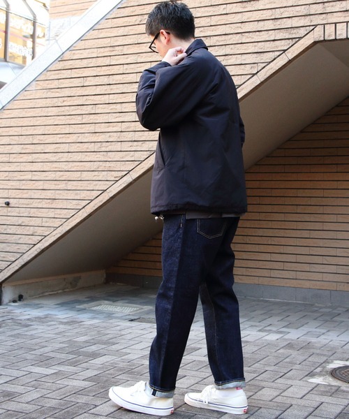 DANTON（ダントン）の「DANTON/ダントン　コーチジャケット　COACH JACKET　DT-A0640 PNT（ナイロンジャケット・メンズ・ネイビー/グレー/アイボリー/グレイッシュベージュ・44/42/40）」の16枚目の写真