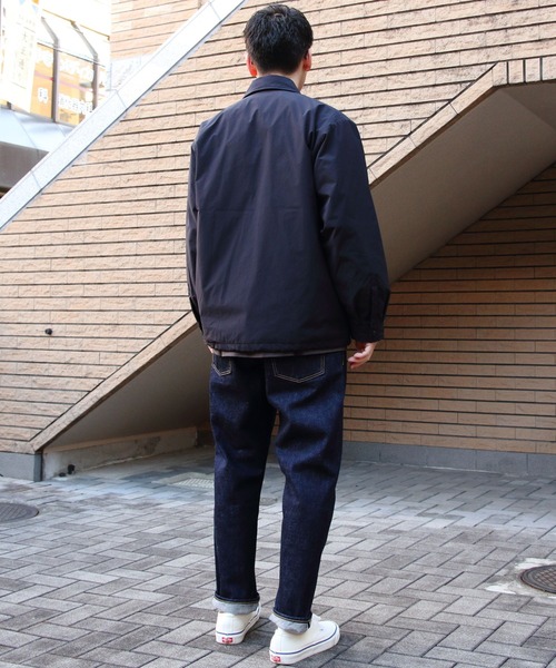 DANTON（ダントン）の「DANTON/ダントン　コーチジャケット　COACH JACKET　DT-A0640 PNT（ナイロンジャケット・メンズ・ネイビー/グレー/アイボリー/グレイッシュベージュ・44/42/40）」の17枚目の写真