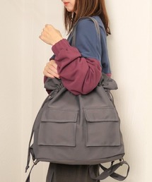 CURI BISCUI（キュリ　ビスキュイ）の「2WAY 巾着リュック（バックパック/リュック）」