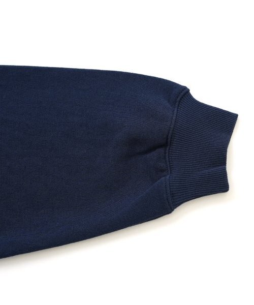 GLAZOS（グラソス）の「【大人向けサイズあり】裏毛・ワンポイント刺繍ロゴトレーナー（スウェット・キッズ・ブラウン/ネイビー/ブラック/オートミール・LL/L/M/S）」の8枚目の写真