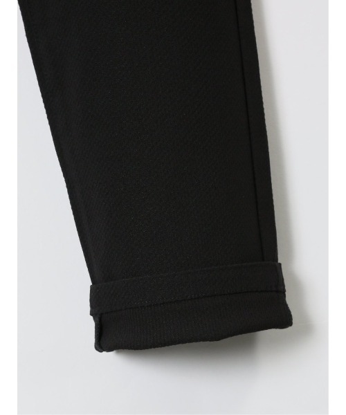 m.f.editorial（エムエフエディトリアル）の「【ストレッチ　マシンウォッシャブル】m.f.エディトリアル メンズ クロスストレッチ スリムパンツ ドビー（チノパンツ・メンズ・ブラック/ホワイト×ブラック・S/MEDIUM/LARGE/X-LARGE）」の8枚目の写真