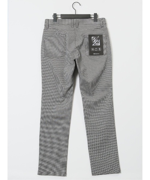 m.f.editorial（エムエフエディトリアル）の「【ストレッチ　マシンウォッシャブル】m.f.エディトリアル メンズ クロスストレッチ スリムパンツ ドビー（チノパンツ・メンズ・ブラック/ホワイト×ブラック・S/MEDIUM/LARGE/X-LARGE）」の5枚目の写真