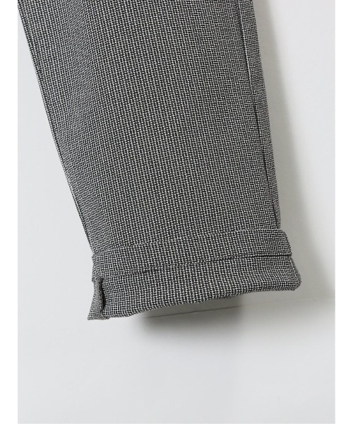 m.f.editorial（エムエフエディトリアル）の「【ストレッチ　マシンウォッシャブル】m.f.エディトリアル メンズ クロスストレッチ スリムパンツ ドビー（チノパンツ・メンズ・ブラック/ホワイト×ブラック・S/MEDIUM/LARGE/X-LARGE）」の3枚目の写真