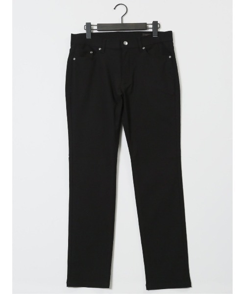 m.f.editorial（エムエフエディトリアル）の「【ストレッチ　マシンウォッシャブル】m.f.エディトリアル メンズ クロスストレッチ スリムパンツ ドビー（チノパンツ・メンズ・ブラック/ホワイト×ブラック・S/MEDIUM/LARGE/X-LARGE）」の14枚目の写真