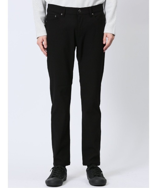 m.f.editorial（エムエフエディトリアル）の「【ストレッチ　マシンウォッシャブル】m.f.エディトリアル メンズ クロスストレッチ スリムパンツ ドビー（チノパンツ・メンズ・ブラック/ホワイト×ブラック・S/MEDIUM/LARGE/X-LARGE）」の15枚目の写真