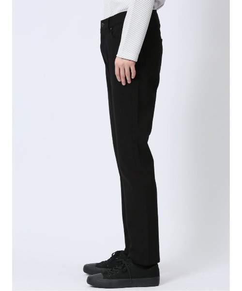 m.f.editorial（エムエフエディトリアル）の「【ストレッチ　マシンウォッシャブル】m.f.エディトリアル メンズ クロスストレッチ スリムパンツ ドビー（チノパンツ・メンズ・ブラック/ホワイト×ブラック・S/MEDIUM/LARGE/X-LARGE）」の16枚目の写真