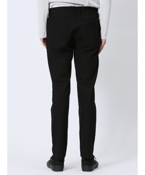 m.f.editorial（エムエフエディトリアル）の「【ストレッチ　マシンウォッシャブル】m.f.エディトリアル メンズ クロスストレッチ スリムパンツ ドビー（チノパンツ・メンズ・ブラック/ホワイト×ブラック・S/MEDIUM/LARGE/X-LARGE）」の17枚目の写真