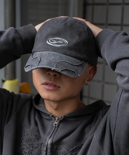 SHORT ROUND（ショートラウンド）の「SHORT ROUND/メタルワンポイントキャップ（キャップ・メンズ・スミクロ/ブラック・FREE）」の5枚目の写真