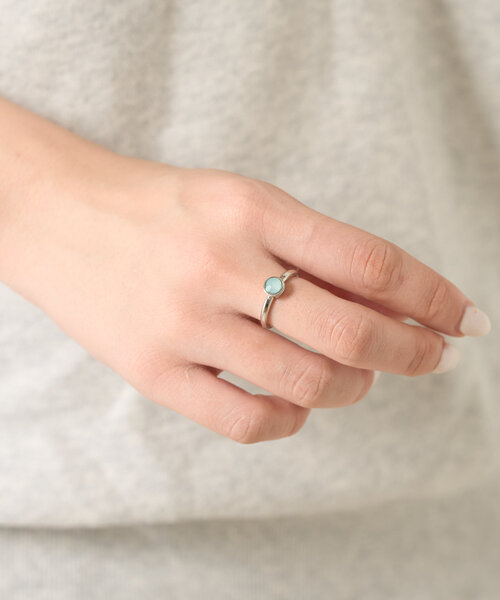 Actually(アクチュアリー)の「onepoint ring(リング・レディース・シルバー・0)」の2枚目の写真