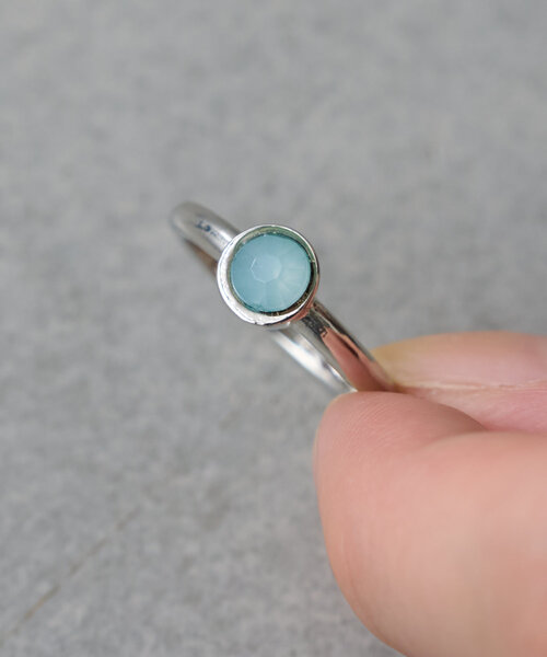 Actually(アクチュアリー)の「onepoint ring(リング・レディース・シルバー・0)」の4枚目の写真