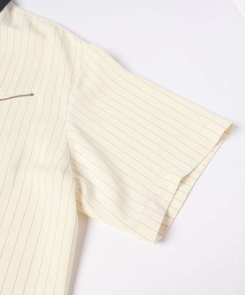 CULLNI（クルニ）の「Double Satin Bi Color Short Sleeve Shirt