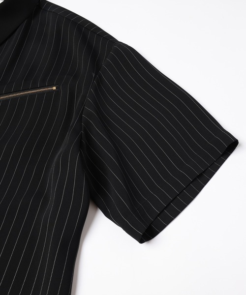 CULLNI（クルニ）の「Double Satin Bi Color Short Sleeve Shirt
