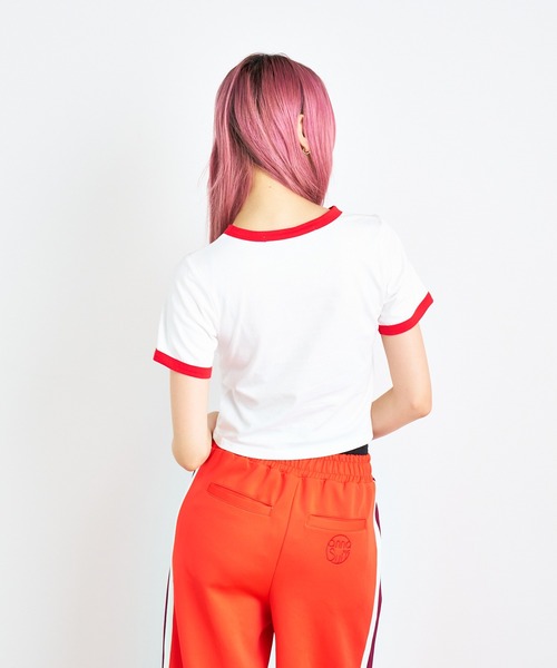 LOVE NYC フロッキーTシャツ（Tシャツ/カットソー）｜ANNA SUI NYC（アナ スイ エヌ ワイ シー） dadidaworld.com