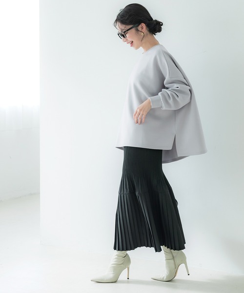 coca(coca)(コカ)の「ソフトスウェットビッグサイズトップス(スウェット・レディース・アイボリー/ブラック/グレー/ライトブルー・S/L/M)」の6枚目の写真