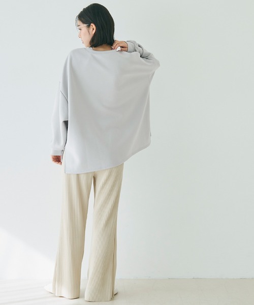 coca(coca)(コカ)の「ソフトスウェットビッグサイズトップス(スウェット・レディース・アイボリー/ブラック/グレー/ライトブルー・S/L/M)」の10枚目の写真