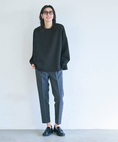 coca(coca)(コカ)の「ソフトスウェットビッグサイズトップス(スウェット・レディース・アイボリー/ブラック/グレー/ライトブルー・S/L/M)」の12枚目の写真