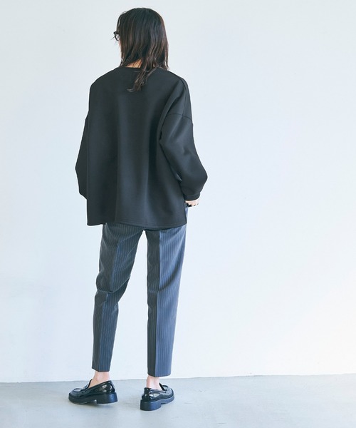 coca(coca)(コカ)の「ソフトスウェットビッグサイズトップス(スウェット・レディース・アイボリー/ブラック/グレー/ライトブルー・S/L/M)」の14枚目の写真