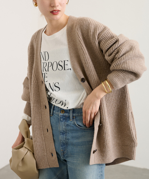 ☆新品　未使用品☆ FRAMeWORK カーディガン セール/ブランド古着】ニットカーディガン（カーディガン/ボレロ