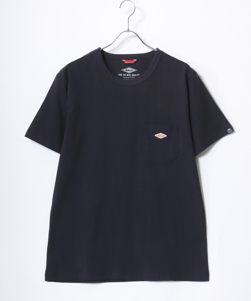 BALL（ボール）の「BALL/ボール ワンポイントロゴ ワッペン刺繍  ポケット付 半袖Tシャツ レディース メンズ（Tシャツ/カットソー・メンズ・ブラック/サックスブルー/オフホワイト/レンガ/グリーン/チャコール/モカ/ネイビー/グレー・M/L/LL）」の17枚目の写真
