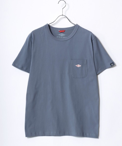 BALL（ボール）の「BALL/ボール ワンポイントロゴ ワッペン刺繍  ポケット付 半袖Tシャツ レディース メンズ（Tシャツ/カットソー・メンズ・ブラック/サックスブルー/オフホワイト/レンガ/グリーン/チャコール/モカ/ネイビー/グレー・M/L/LL）」の19枚目の写真