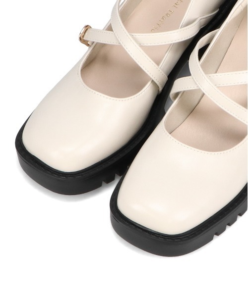 厚底クロスストラップパンプス/51121（パンプス）｜ORiental TRaffic
