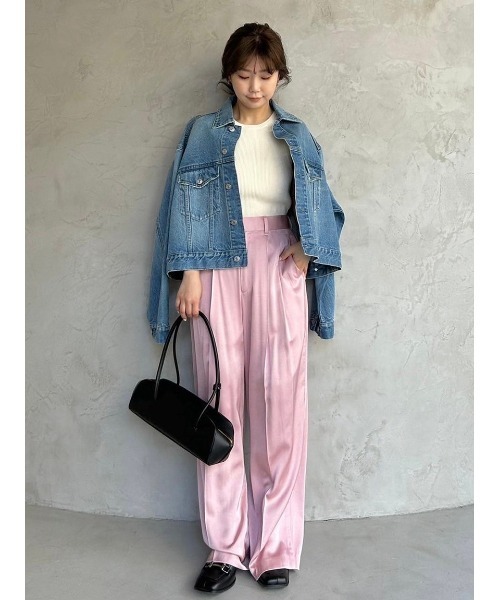 Mila Owen（ミラオーウェン）の「ニットアメスリタンクトップ【手洗い可能】（タンクトップ・レディース・アイボリー/ベージュ/ブラック・0/1）」の5枚目の写真