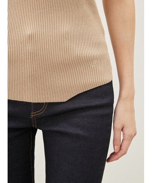 Mila Owen（ミラオーウェン）の「ニットアメスリタンクトップ【手洗い可能】（タンクトップ・レディース・アイボリー/ベージュ/ブラック・0/1）」の10枚目の写真