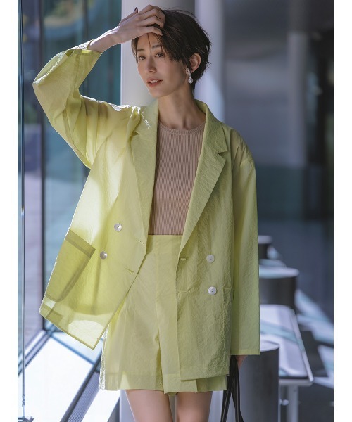 Mila Owen（ミラオーウェン）の「ニットアメスリタンクトップ【手洗い可能】（タンクトップ・レディース・アイボリー/ベージュ/ブラック・0/1）」の21枚目の写真