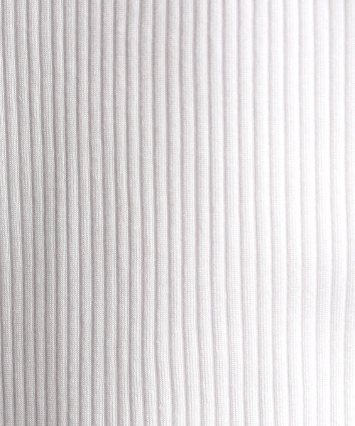 MONSIEUR NICOLE(ムッシュニコル)の「ブライトリブ Vネックカットソー(Tシャツ/カットソー・メンズ・ホワイト/ライトグレー/ブルー/ブラック・LARGE/X-LARGE/MEDIUM)」の14枚目の写真