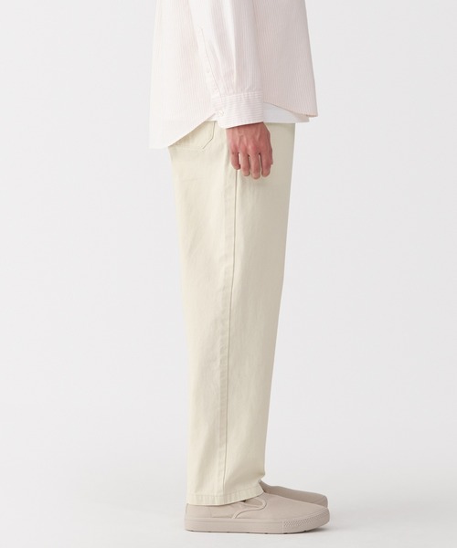 無印良品（ムジルシリョウヒン）の「紳士　洗いざらしデニムイージーパンツ　生成（デニムパンツ・メンズ・キナリ・M/S/L/XL）」の3枚目の写真