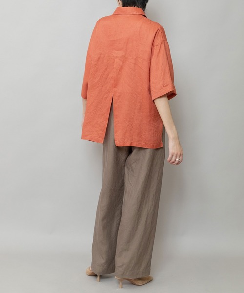 Munich(ミューニック)の「【吸水性】【放湿性】ラミーキャンバスイージーパンツ(その他パンツ・レディース・ホワイト/モカ/レッド/イエロー/ブルー/ブラック・M/S/XS)」の20枚目の写真