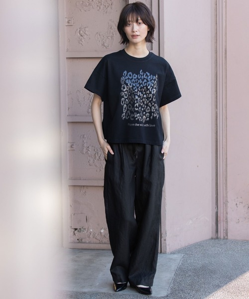 Munich(ミューニック)の「【吸水性】【放湿性】ラミーキャンバスイージーパンツ(その他パンツ・レディース・ホワイト/モカ/レッド/イエロー/ブルー/ブラック・M/S/XS)」の21枚目の写真